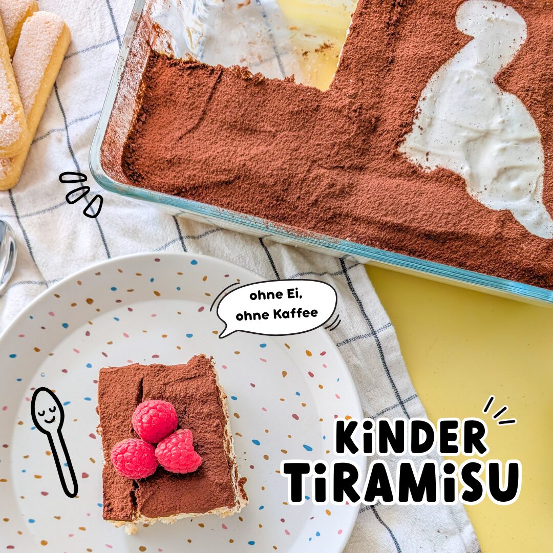 Kinder Tiramisu: Schnelles Tiramisu ohne Eier und Alkohol